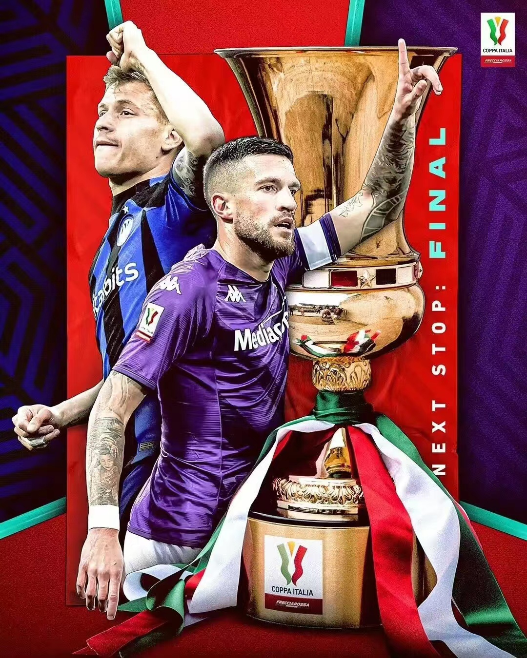 Inter Milan VS Fiorentina i finalen i Coppa Italia